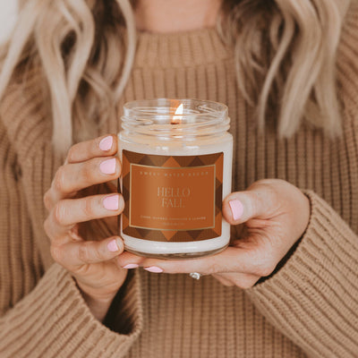 Hello Fall 9 oz Soy Candle