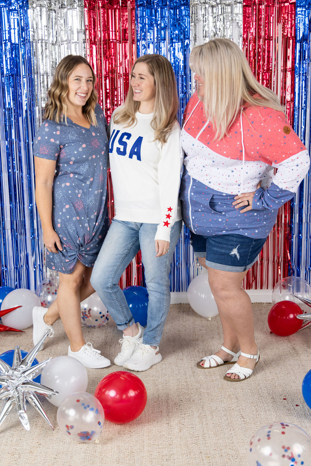 IN STOCK Knot Dress - Aviators and Fireworks