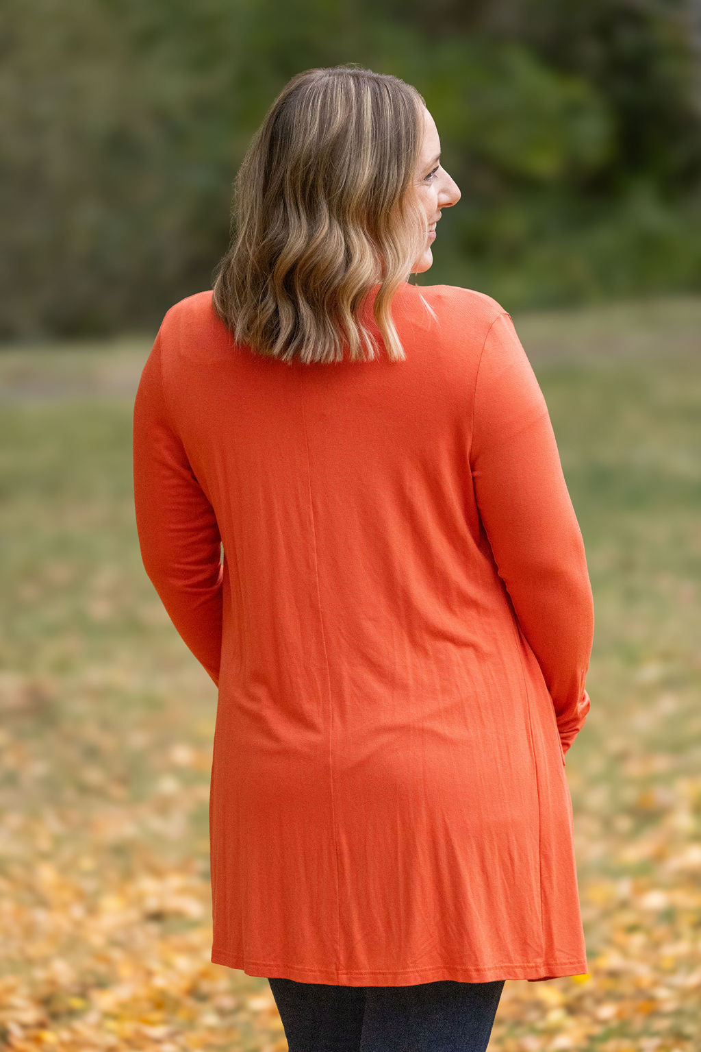 IN STOCK Classic Cardigan - Pumpkin