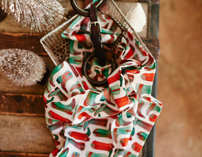 Christmas Boots Holiday Tea Towel - Christmas Decor