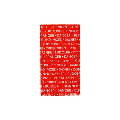 Reindeer Names Guest Towel Napkin
