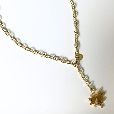 Mia Lariat Necklace - designed for Pendant Charms and Initials