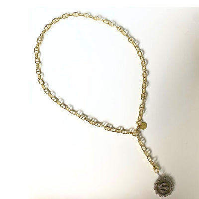 Mia Lariat Necklace - designed for Pendant Charms and Initials