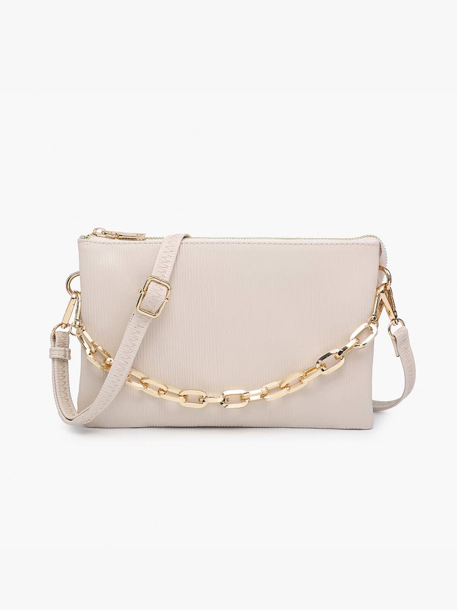 Izzy Crossbody w/Guitar Strap- Off White
