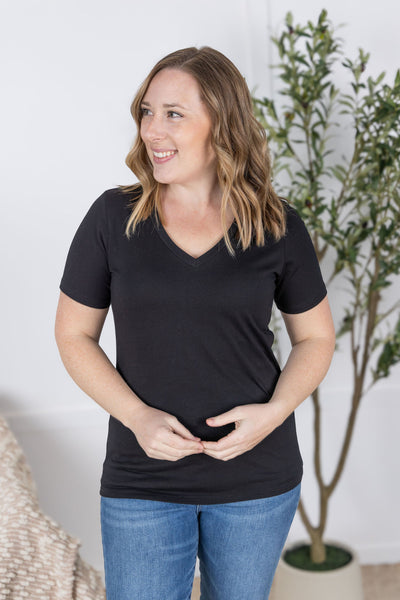 IN STOCK Olivia Tee - Black | Women's Short Sleeve