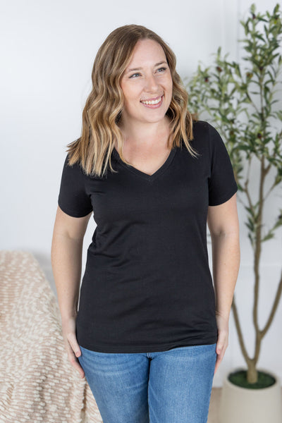 IN STOCK Olivia Tee - Black | Women's Short Sleeve