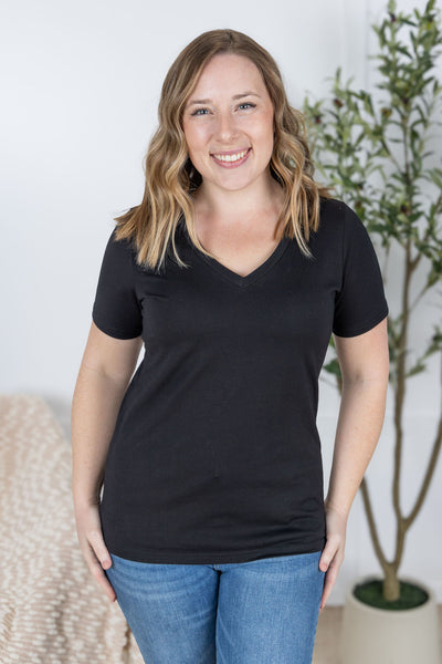 IN STOCK Olivia Tee - Black | Women's Short Sleeve