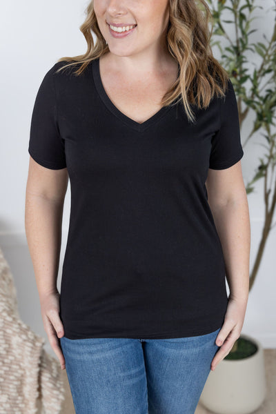 IN STOCK Olivia Tee - Black | Women's Short Sleeve