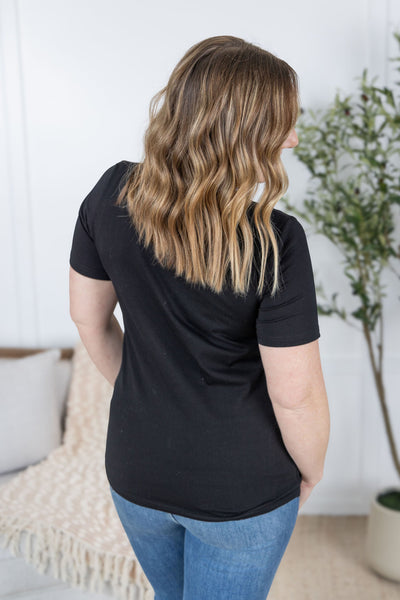 IN STOCK Olivia Tee - Black | Women's Short Sleeve