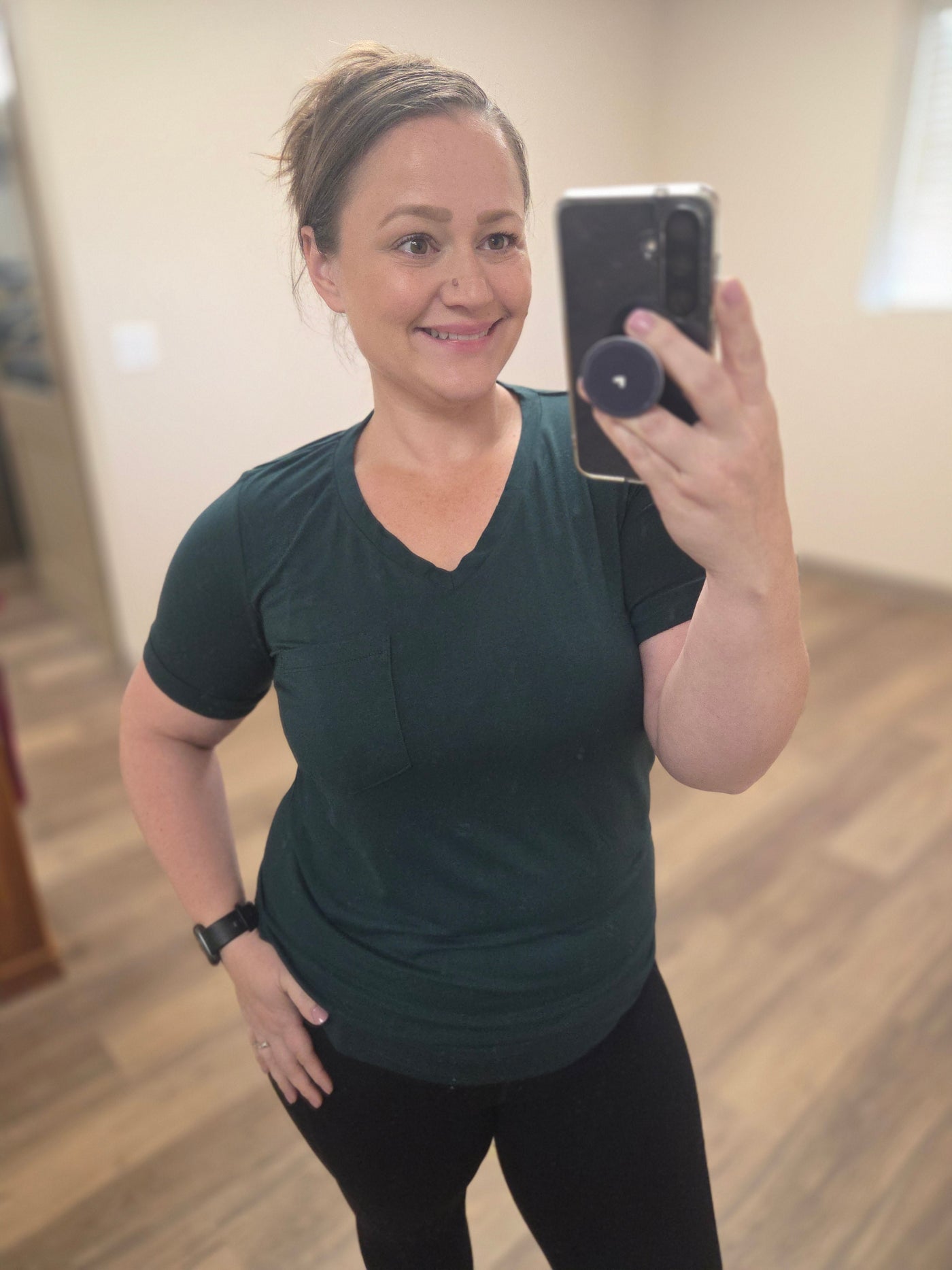 IN STOCK Sophie Pocket Tee - Hunter Green