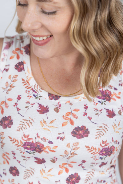 IN STOCK Ava Tank - Autumn Floral