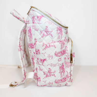 Cowgirl Pattern Backpack
