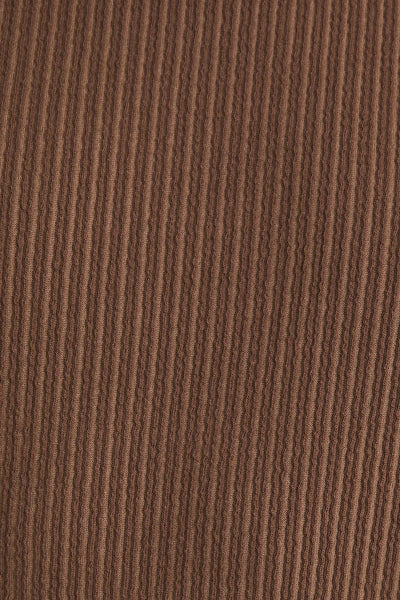 Mocha Top with Front Tie