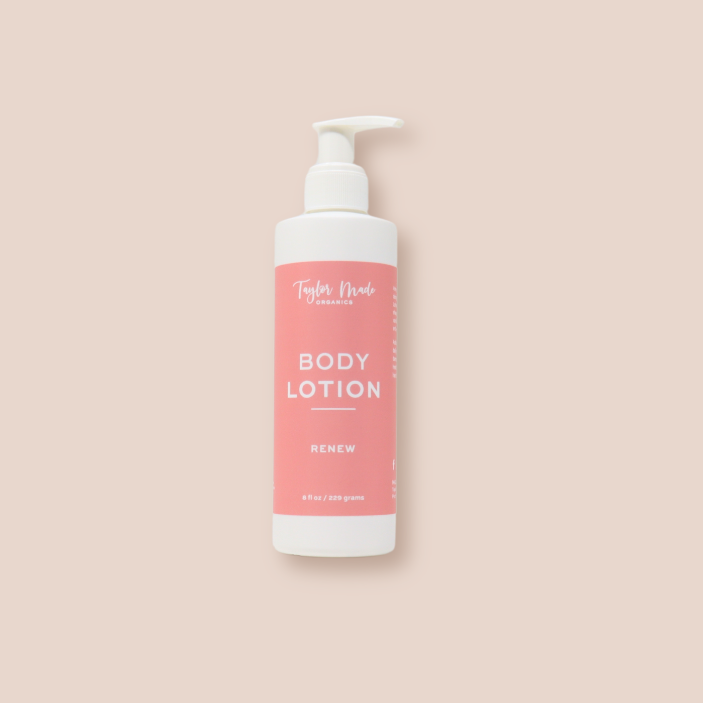 Renew Organic Lotion with Hyaluronic Acid: 8oz