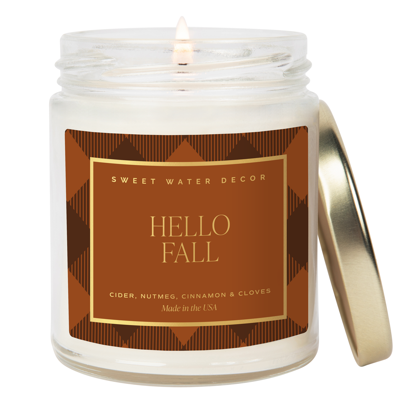 Hello Fall 9 oz Soy Candle