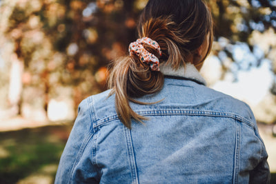 Cowboy Boots Scrunchie Cowgirl Hair Accessory - Stocking Stuffer Gift