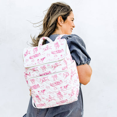 Cowgirl Pattern Backpack