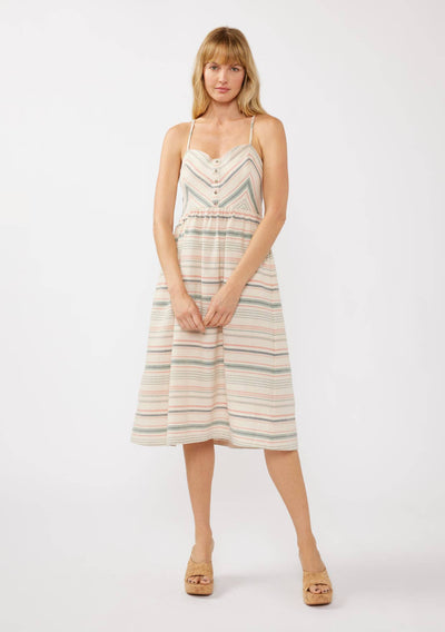 Sunstone Striped Midi Dress