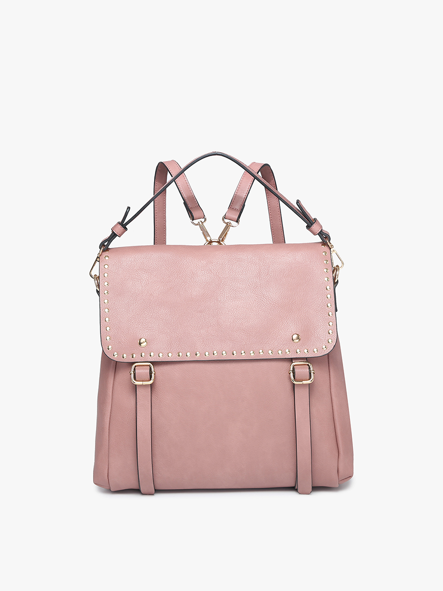 Dakota Studded Backpack-Dark Mauve