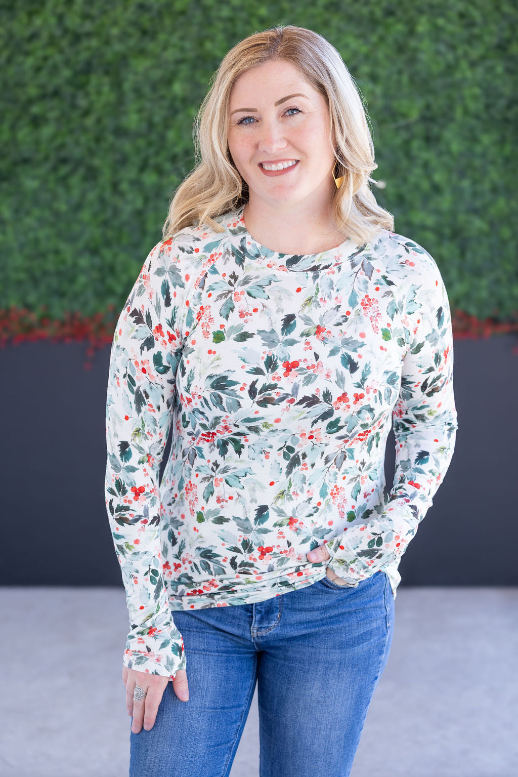 IN STOCK Blair Long Sleeve Top - Winter Berry