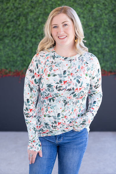 IN STOCK Blair Long Sleeve Top - Winter Berry