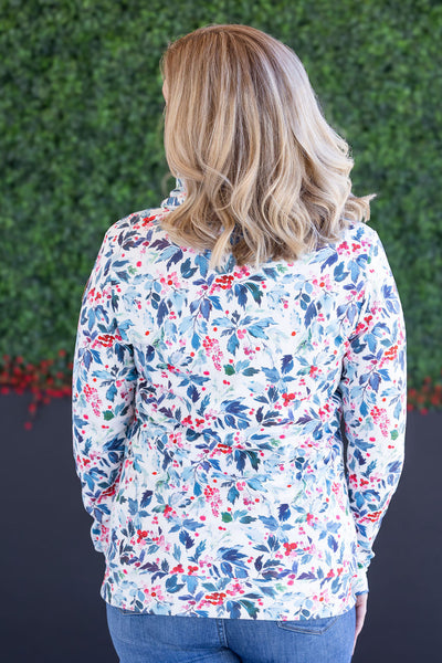 IN STOCK Soft Funnel Neck - Winter Berry