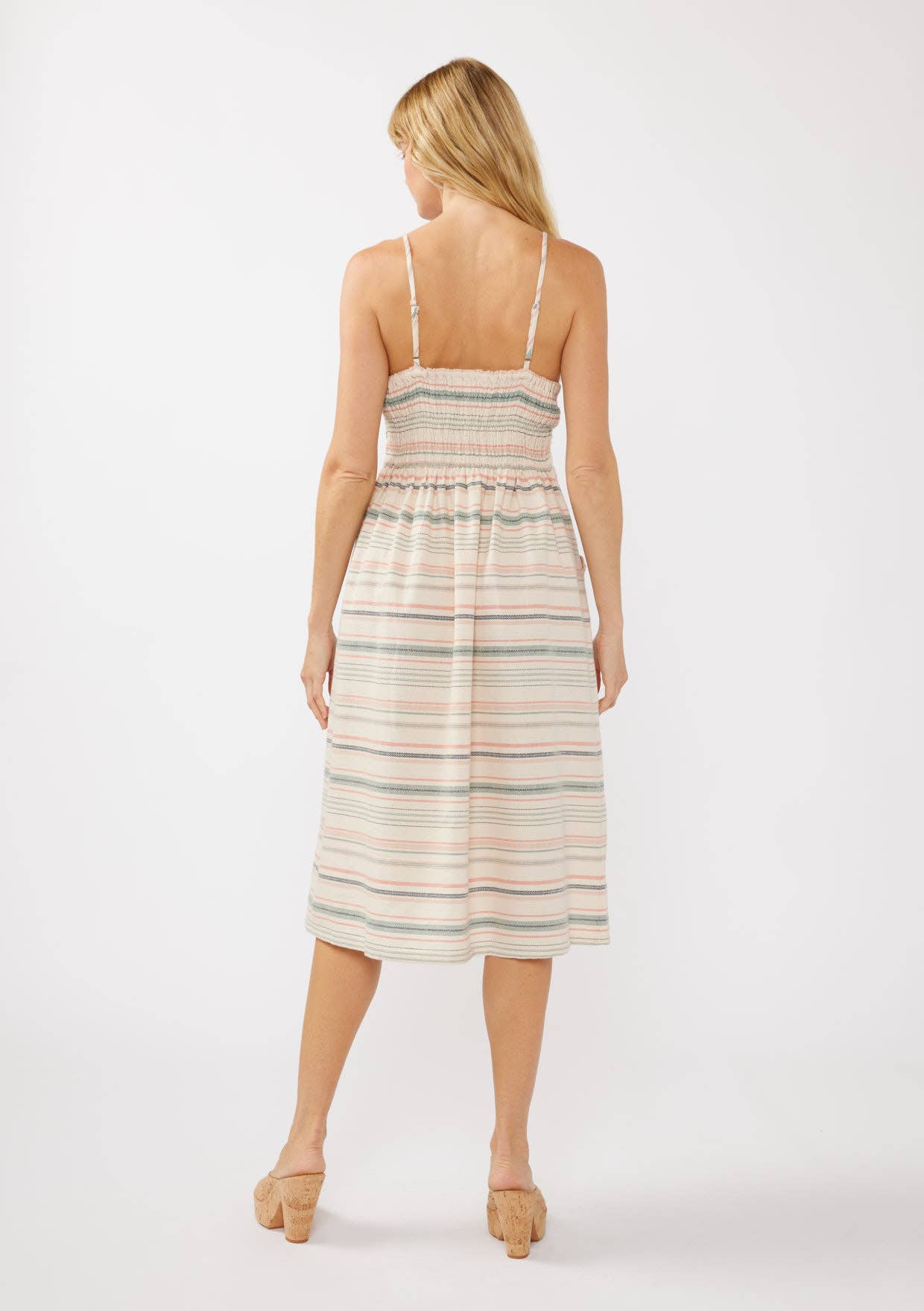 Sunstone Striped Midi Dress
