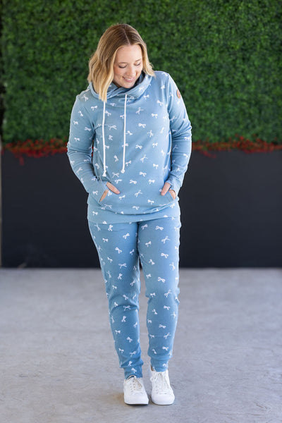 IN STOCK Classic Joggers - Teal Ribbons