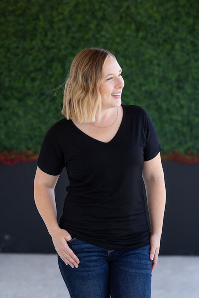 IN STOCK Chloe Cozy Tee - Black