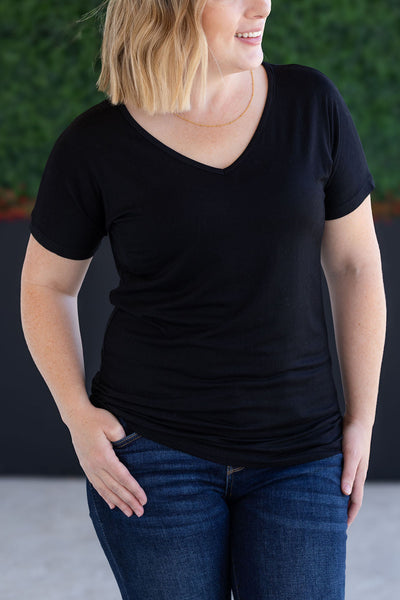 IN STOCK Chloe Cozy Tee - Black