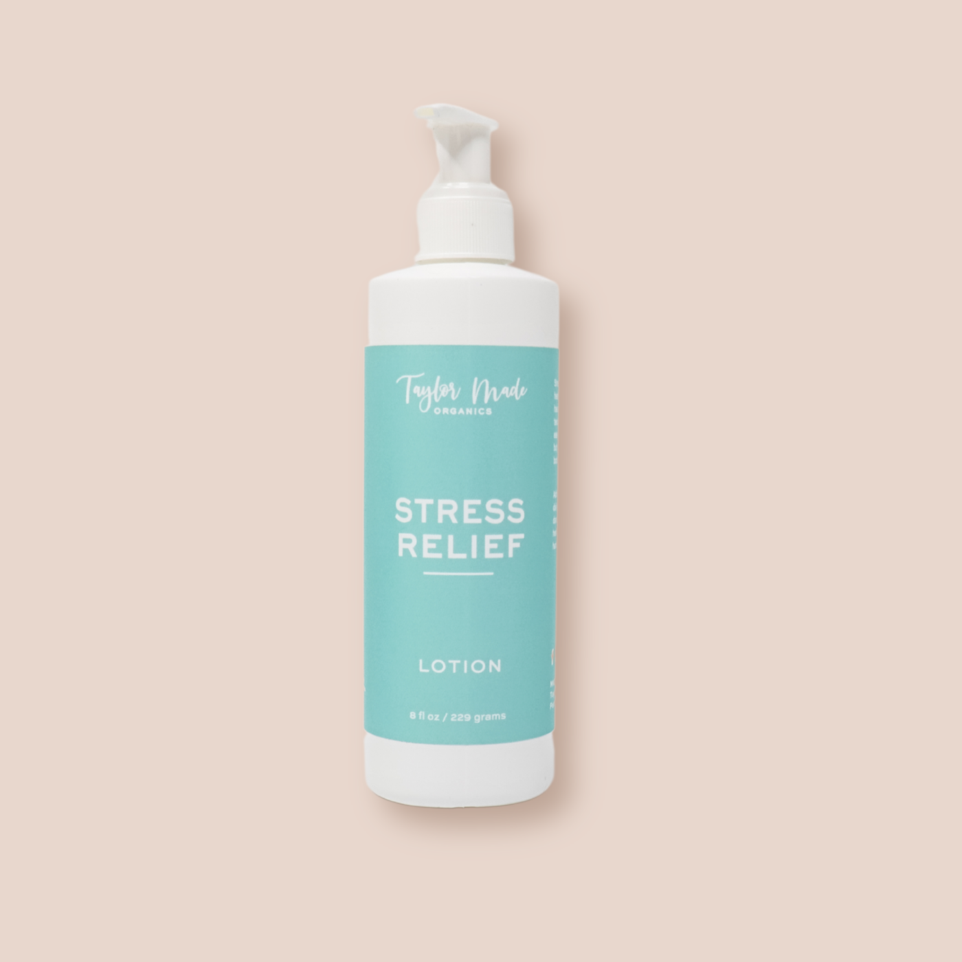 Stress Relief Organic Lotion: 8oz