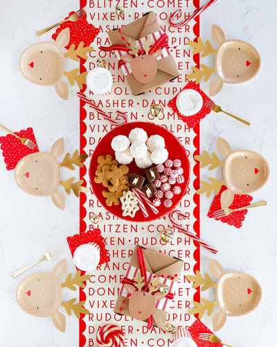 Dear Rudolph Reindeer Plate