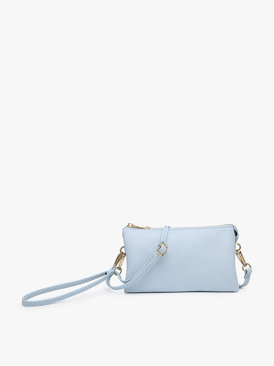 Riley Crossbody/Wristlet- Baby Blue