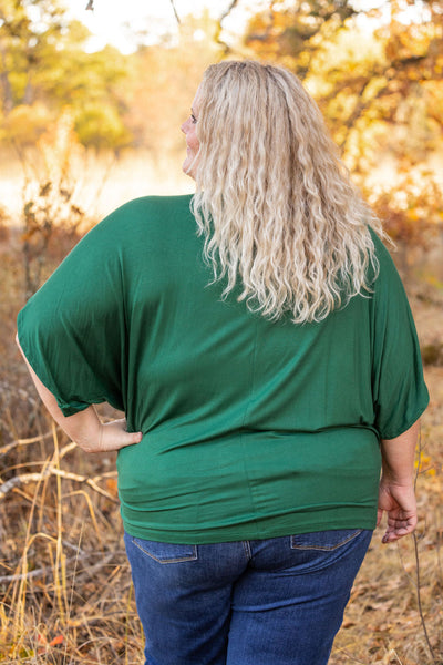 IN STOCK Darcy Dolman Top - Forest Green | Women's Flowy Top