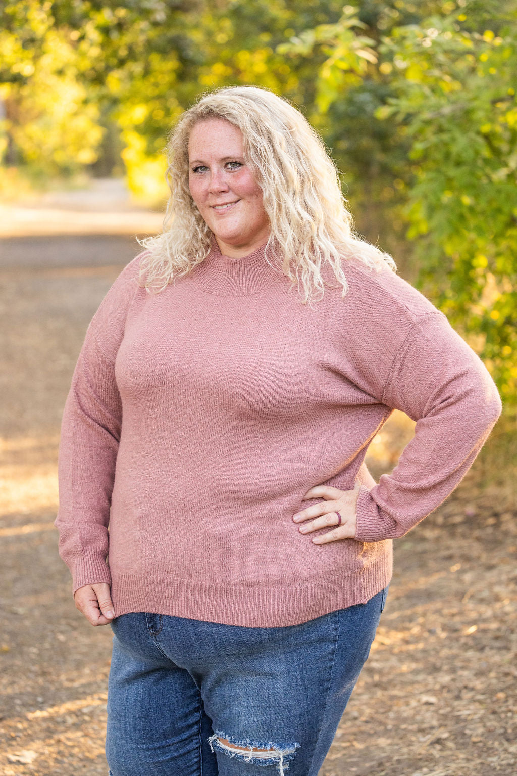 IN STOCK Molly Sweater - Mauve