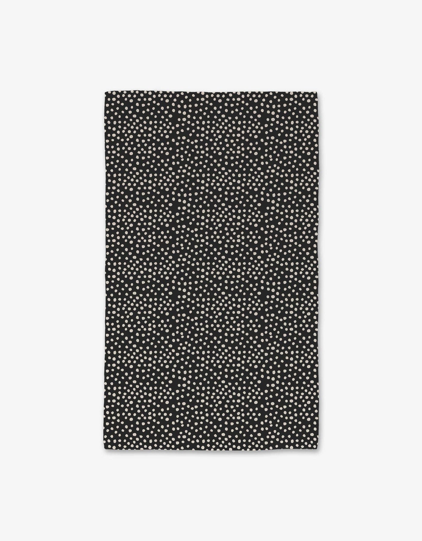 Dotty Black Luxe Hand Towel