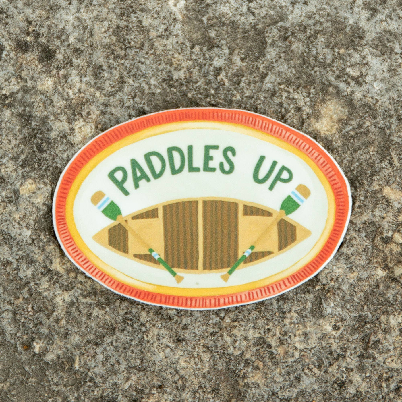 Paddles Up Decal Sticker