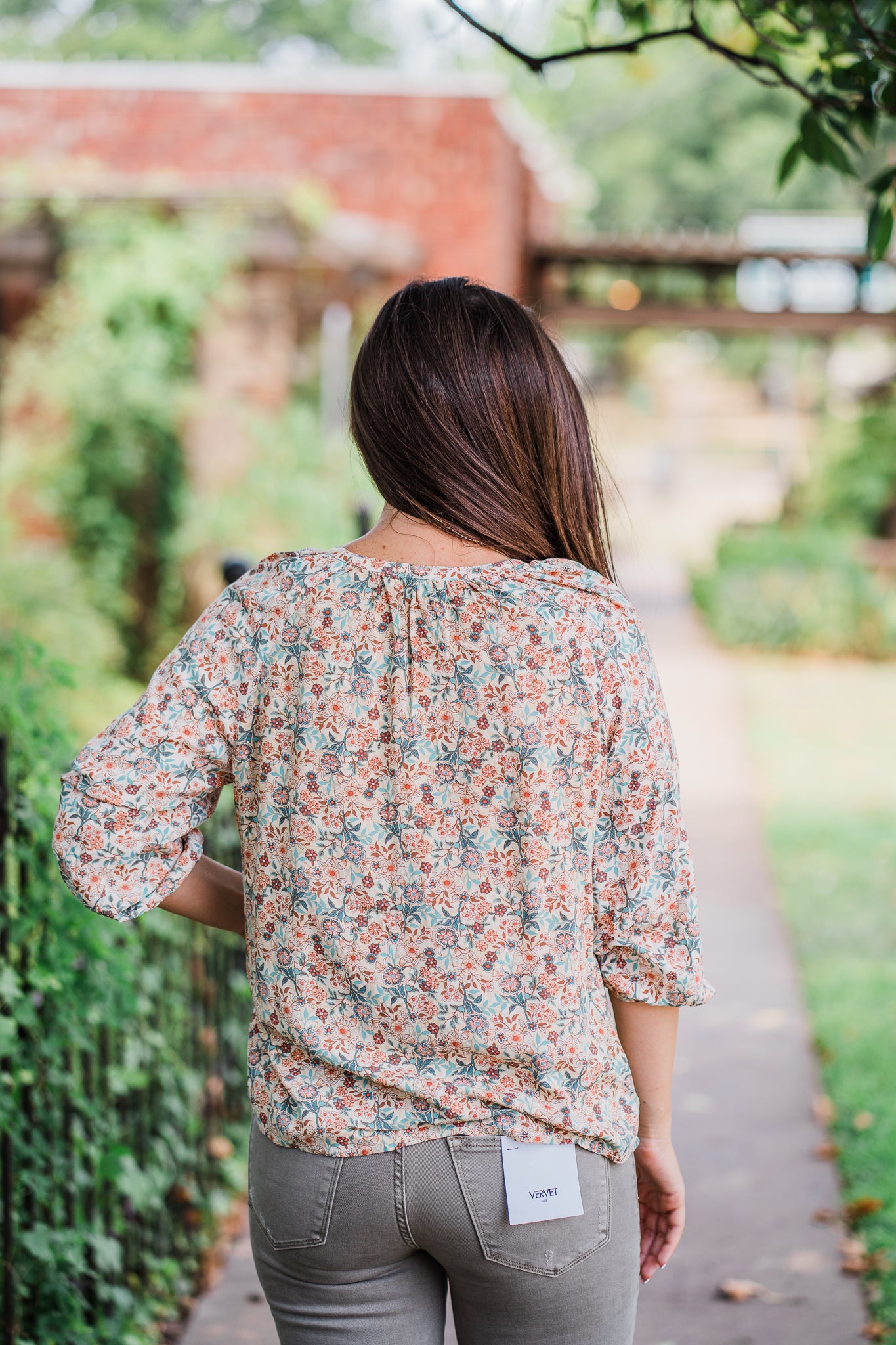 Bohemian Vintage Floral Long Sleeve Blouse