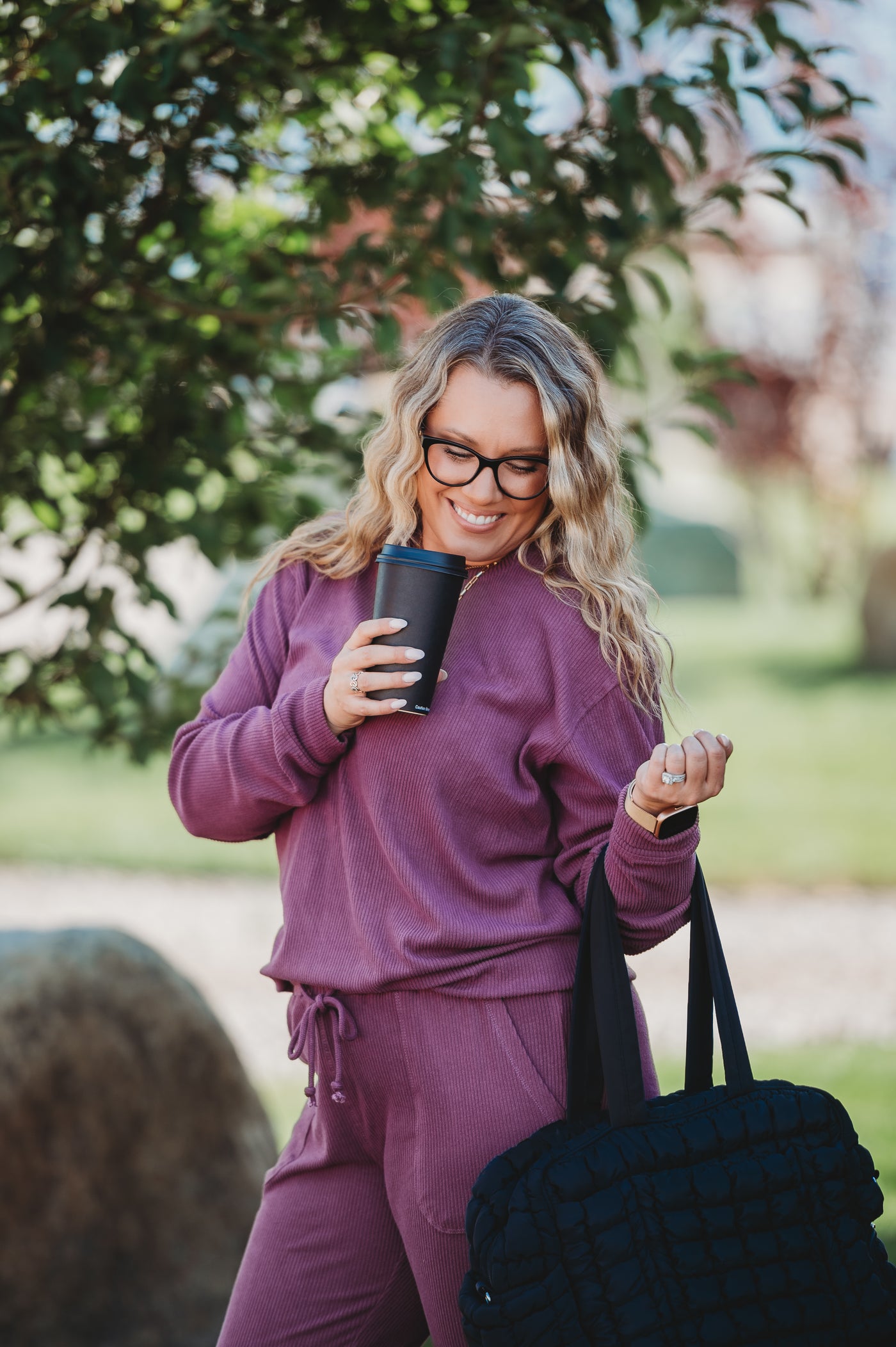 IN STOCK Corrine Joggers - Plum
