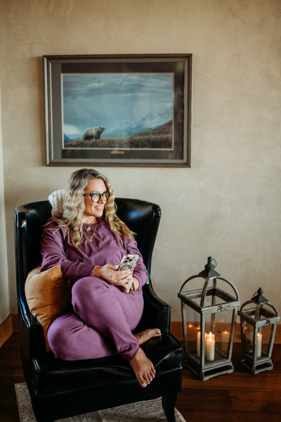 IN STOCK Corrine Joggers - Plum