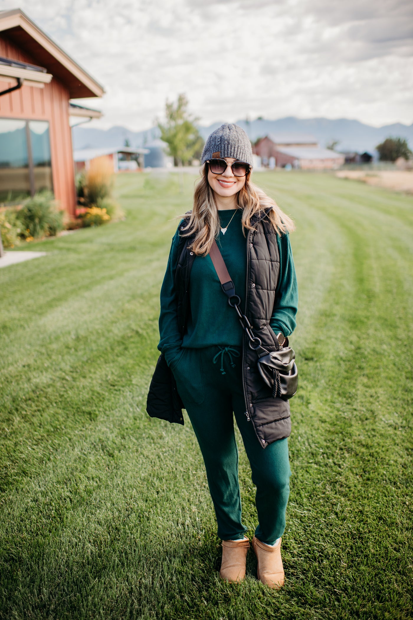 IN STOCK Corrine Joggers - Hunter Green