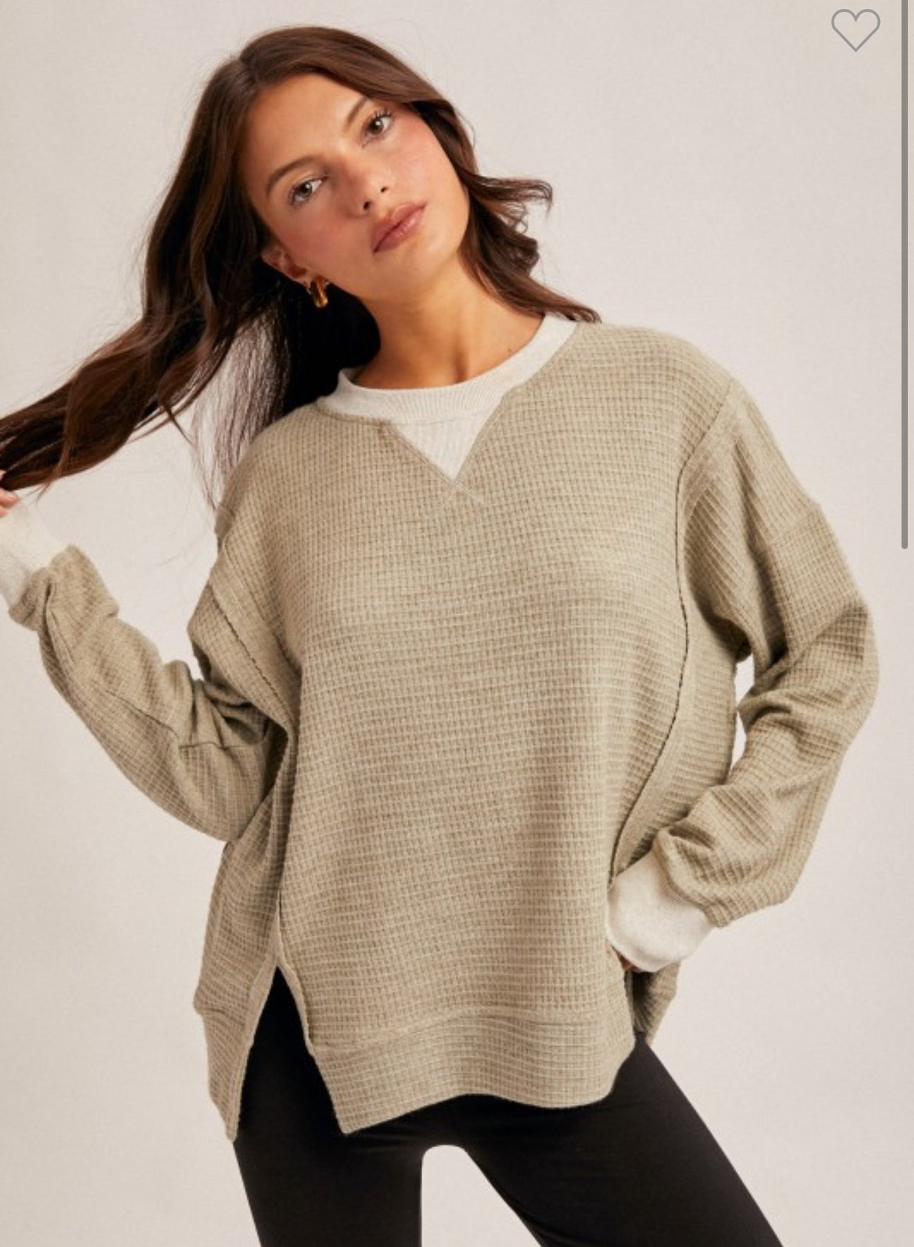 Sierra Waffle Knit Pullover