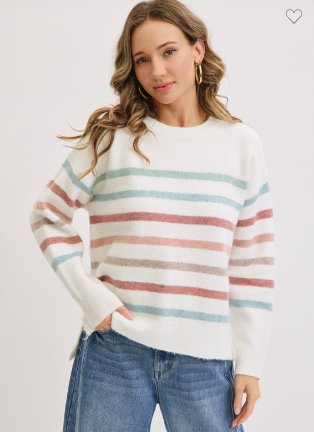 Painted Sky Stripe Sweater