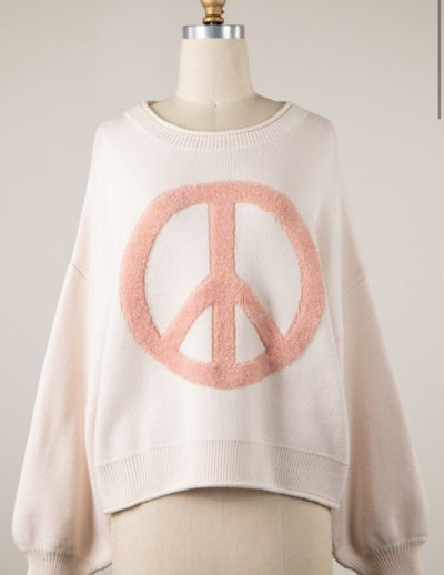 Blush Peace Pullover