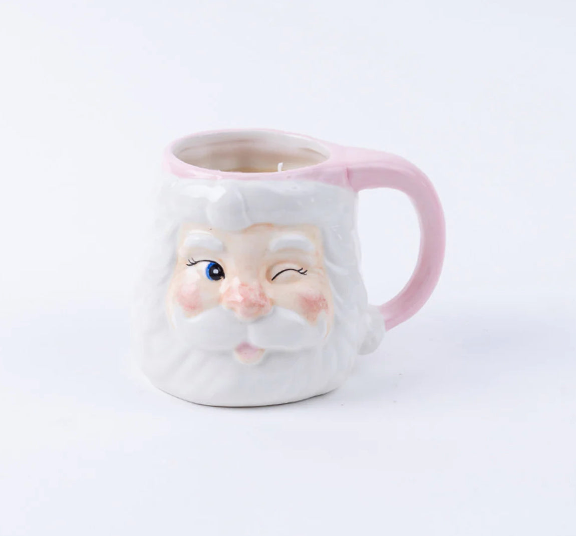 Sweet Grace Santa Mug Candle