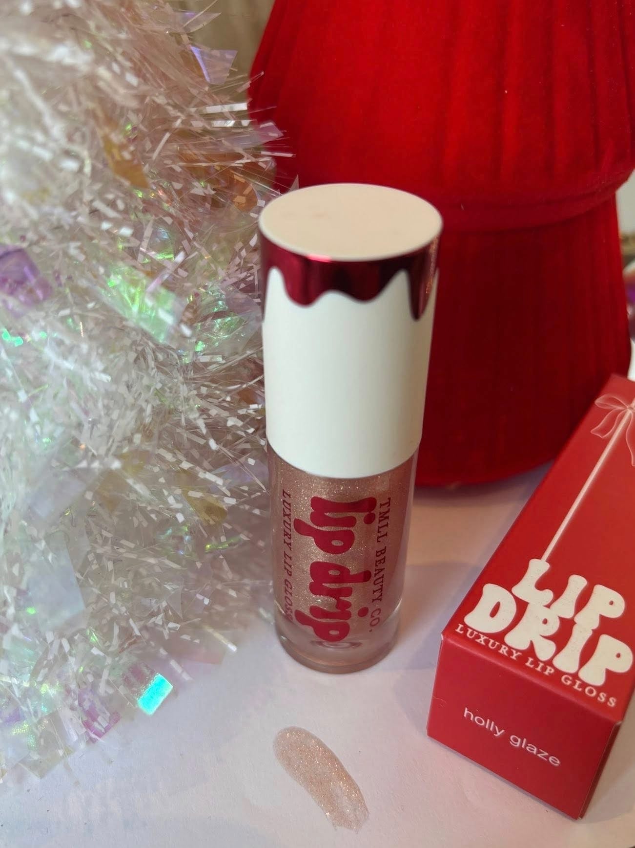 Holiday Lip Drip- Holly Glaze