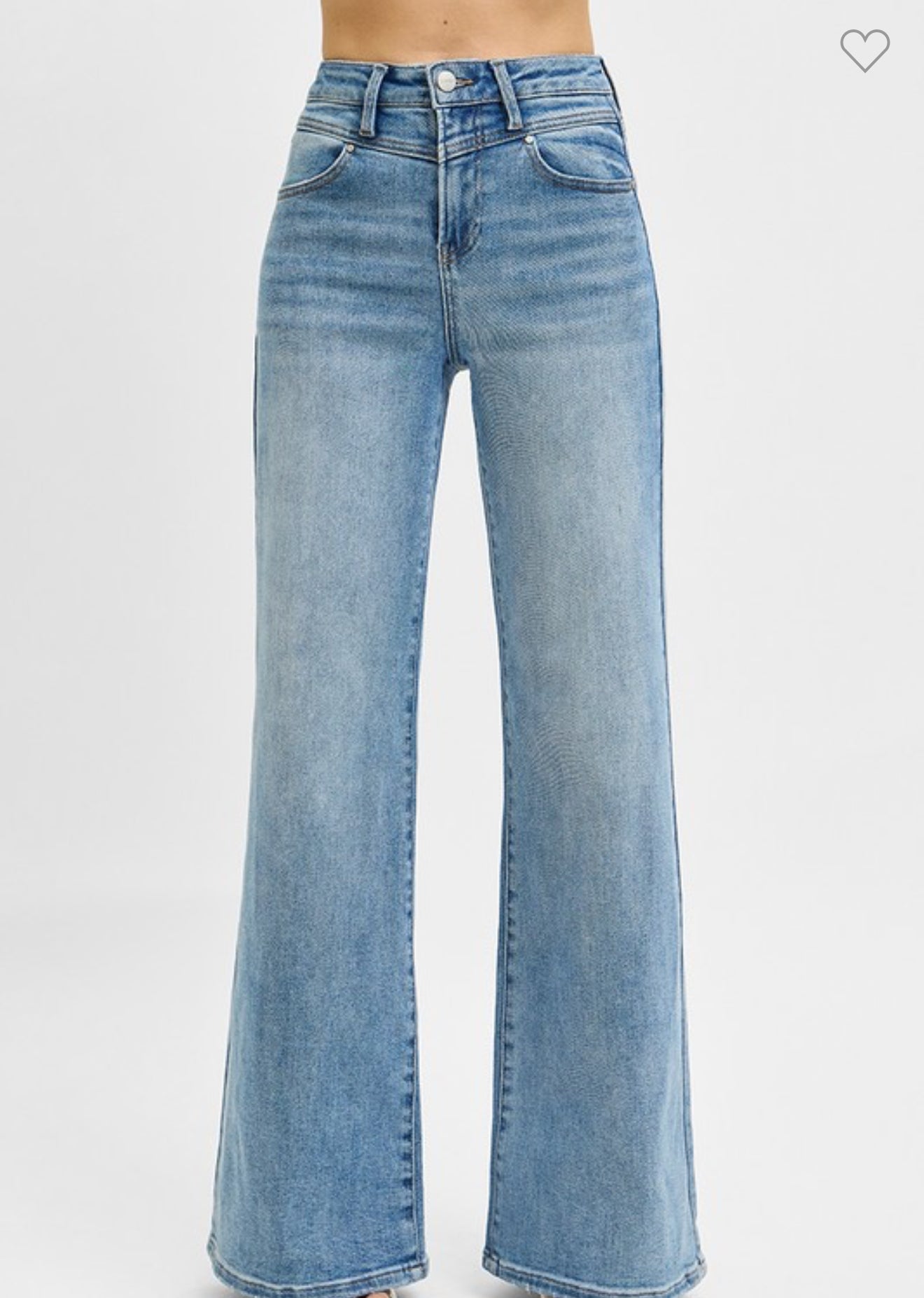 Clearwater High Rise Wide Leg Denim