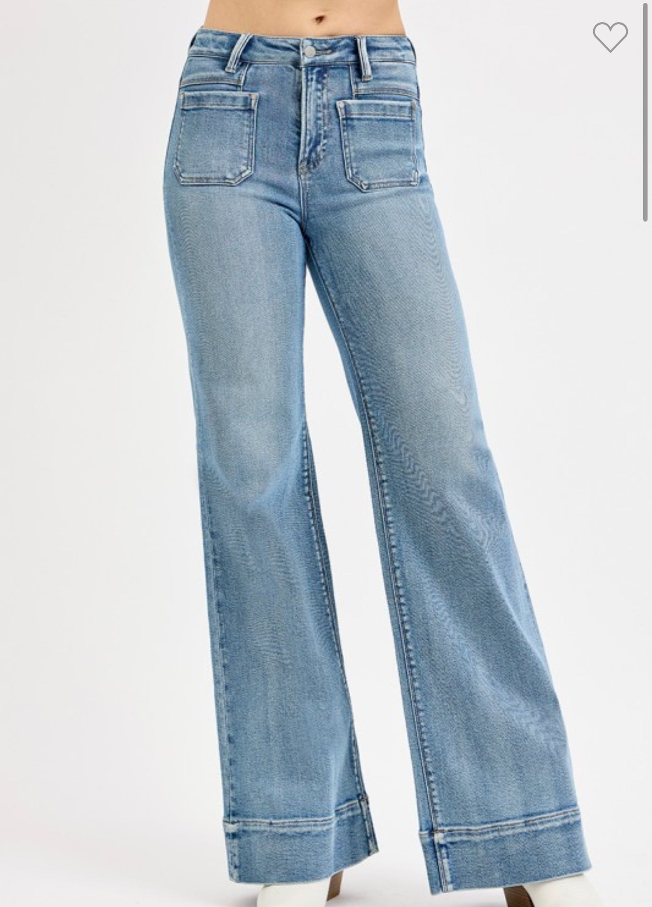 The Alder High Rise Patch Pocket Jeans