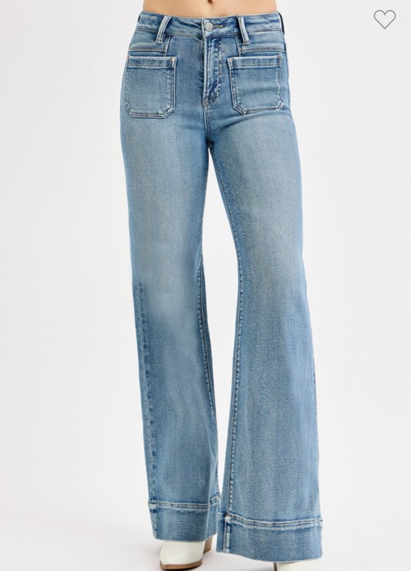 The Alder High Rise Patch Pocket Jeans