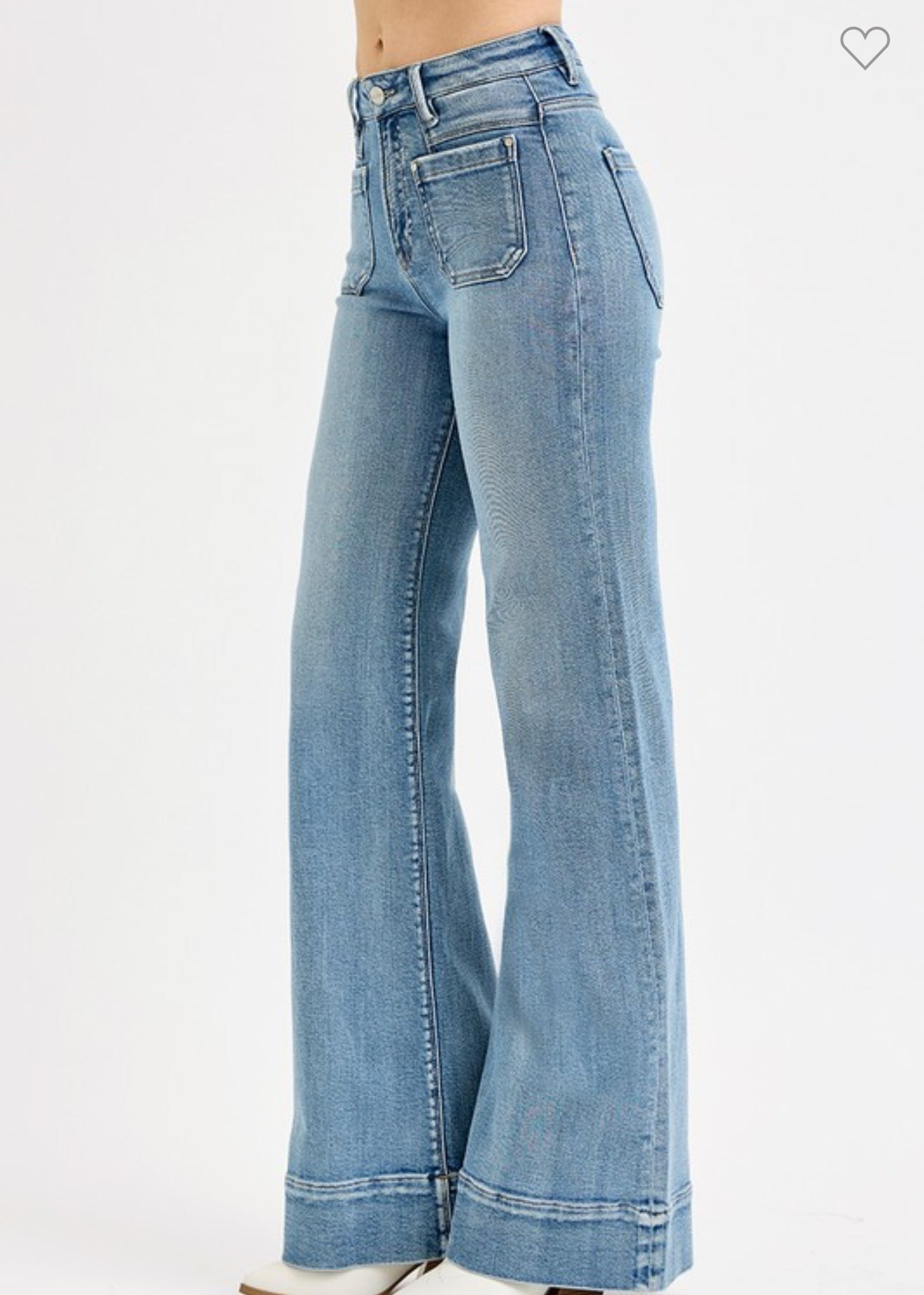 The Alder High Rise Patch Pocket Jeans